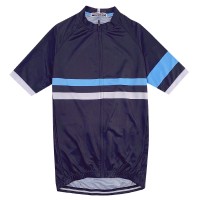 Large-scale custom men's cycling shirts fashion design striped zipper cycling shirts cycling shirts store SKCSCP012